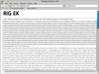 CodeEngn Conference 2014 
File Edit View History Bookmark Window Help 
http://www.hakawati.co.kr/ 
Search 
㈜ 한국정보보호교육센터 FNGS 부설연구소 
 