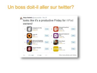 Un boss doit-il aller sur twitter?  