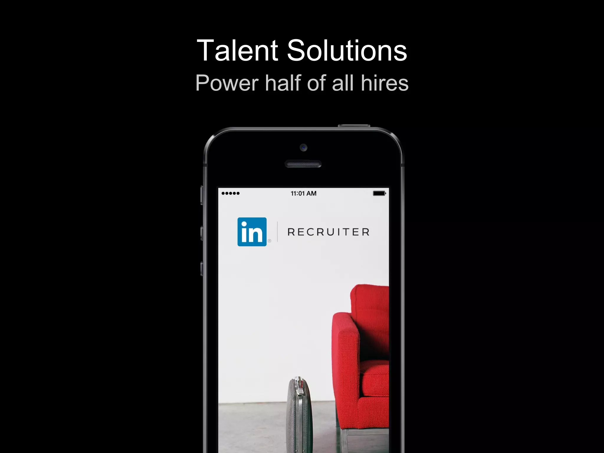 Power half of all hires
Talent Solutions
 