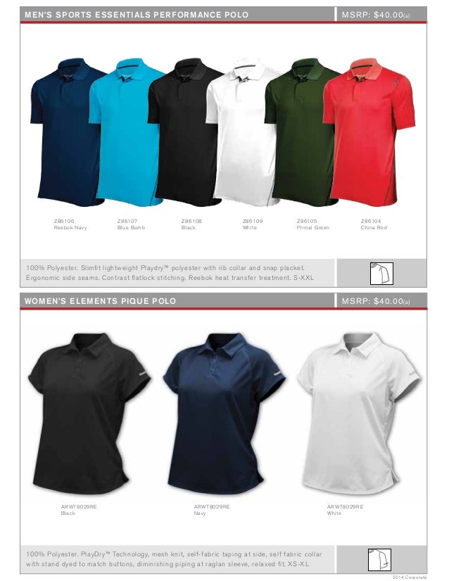 polo reebok 2014