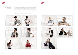 5554
CD2_Compos_Motif_B2B_1A_067_39L
CD2_Compos_Motif_B2B_Balance_39L
CD2_Compos_CloseupMotif_B2B_02_115_39L
CD2_Compos_CloseupMotif_B2B_08_090_39L
CD2_Compos_GenMotif_Speed_1_B2B_052_39L
CD2_Compos_Motif_B2B_139_118_39L
CD2_Compos_Motif_B2B_1A_B_39L
CD2_Compos_CloseupMotif_B2B_05_040_39L
CD2_Compos_Motif_B2B_1_014_39L
CD2_Compos_Motif_B2B_110_004_39L
CD2_Compos_CloseupMotif_B2B_01_090_39L
10.7. B2B COMPOSITE
PICTURE POOL
In the composite pictures, the people are shown in their working or living envir-
onment. This creates an emotional look and makes our communication more
relevant to our audience (B2B working environment).The people motifs with
background can only be used on pages without technical information, products,
graphics or tables, for example the cover, index, brand pages, chapter separating
pages, etc. On all other pages, the people motifs are used without a background.
The “Red Line” illustrates the brand values / brand positioning.
CORPORATE
DESIGN 2.0
CORPORATE
DESIGN 2.0
 