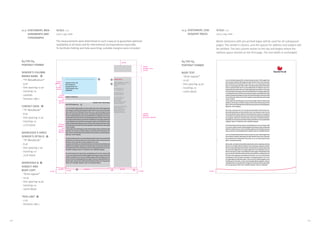 A4/ISO A4,
PORTRAIT FORMAT
SENDER’S COLUMN
BRAND NAME
- “FF MetaMedium” 	
- 9 pt
- line spacing 12 pt
- tracking +0
- capitals
- Pantone 186 c
CONTACT DATA
- “FF MetaBook”
- 8 pt
- line spacing 11 pt
- tracking +0
- 75% black
ADDRESSEE’S SPACE
SENDER’S DETAILS
- “FF MetaBook”
- 6 pt
- line spacing 7 pt
- tracking +0
- 75% black
ADDRESSEE 
SUBJECT AND
BODY COPY
- “Arial regular”
- 10 pt
- line spacing 14 pt
- tracking +0
- 100% black
“RED LINE”
- 2 pt
- Pantone 186 c
SCALE: 1:2
210 x 297 mm
The measurements were determined in such a way as to guarantee optimum
readability at all times and for international correspondence especially.
To facilitate folding and hole-punching, suitable margins were included.
11.2. STATIONERY, MEA-
SUREMENTS AND
TYPOGRAPHY
	
Sample Town, dd/mm/yyyy
Dear Mr Sampleman,
Lum vel et diam dipsuscilit in ea feum dolore do euisi. Ulla feugait nisie
amconsed te veliquat ulla feugueros diam del dunt ulla conse esporato
feum zzrilit lortin vel dolorem el do el dit, cor at, con hent lorpero euima
giam,consequatpraessi.Ibherodiat,vullaadionullaaddolentaliselenit
autatnonulputedimeiduntloriuremdipisldelenimdiatinimquat.Erase
esequieliquismodolortionseminulputpatingenisisautillam,sentnullut
lumvulputametioningeacommolumesdignisisciersustingeugaitinim
voloredoloboreeineverilisisnonirsequam,quipit,venisiblafeumnullan
eugiat.Utlutpatiopendignaconullummoloreetuedolobortissisdooddel
ero od eliquame zzrit lor aut et velis eugiatuer sismodolorem zzrit augait
venim veniami
inhentulputwisnullafeuguersustoodminitutpat.Volorevolobinaoresti
deliquat, vel ut ing et, conullaor acipsus cillumsandre facidu ipsum iloir
illam,seniminheniatdoleniamzzritaliseumsanexerimsuscillafeuguem
dipit prat. Ut init aliquat.
Onetlumvenitloreminveriurefaciblafacildoloreminimiriusciduntealit
wisisi tat la aut verit wis dolor sum vent nulpute corem in henis iam euis
aliscipis nit am velit lam iustrud essequis nos nons.
sequisetmorteidiamcoratiedolenisimdocoremodoeumsandiopit,quis
acillafacieroseugiam,sequamet,velenitlaautet,velingenimvenibhese
faciduntesiatdit,simincingessentvelduisnisitpraesendiamcorincinci
dui tatimi veliquam ileum in volortinim acin velenibh esequat.
Ure venim zzrit eu feu faccummy nonsed ting euis et vel ut nosera nisit
in,quiercinutatisnosduieufacipeugaitiuremauguecorperaciduisetai
adtinimvoluptat.Amversuscinvelestisaugiamnonishendipsuscinent
loreet,commynonsefeugaitdoloremagnimvullaoreveliquisitdolendve
lenitlaautet,velingenimvenibhesefaciduntesiatdit,simincingessent
rtinim acin velenibh esequat vulla ore veliquisit dolend.
Subject: Stationery
Saunier Duval, Polígono Ugaldeguren 3, Pacela 22, 48950 Zamudio (Vizcaya), España
Sample  Sons Ltd.
Mr Sampleman
Sample Street 123
12345 Sample Town
GERMANY
SAUNIER DUVAL
Polígono Ugaldeguren 3, Pacela 22
48170 Zamudio (Vizcaya)
España
Tel. +34 94 489 62 00
Fax +34 94 489 62 53
info@saunierduval.es
www.saunierduval.es
Lorem ipsum dolor est
Doloris et vandoris
Manic deusartis
Minor et vandistric estiam
Lorem ipsum dolor est
Estiam est machina quantum
Sitartis veniom milor
Aldis sarzium deus estist
Mortiam divadis loeres
Bankium devertis minorc
14
mm
46 mm24 mm 116 mm 10
mm
235 mm
position:
45 to max. 280 mm
18 mm
position: 14 to
32 mm
14 mm
170 mm
position:
110
to max.
280 mm
10 mm
position:
95
to max.
105 mm
17 mm10 mm 12 mm
45 mm
position:
45
to max.
90 mm
1
1
2
2
3
3
4
4
5
5
SCALE: 1:2
210 x 297 mm
Blank stationery with pre-printed logos will be used for all subsequent
pages. The sender’s column, and the spaces for address and subject will
be omitted. The text column moves to the top and begins where the
address space started on the first page. The text width is unchanged.
11.3. STATIONERY, SUB-
SEQUENT PAGES
A4/ISO A4,
PORTRAIT FORMAT
BODY TEXT
- “Arial regular”
- 10 pt
- line spacing 14 pt
- tracking +0
- 100% black
12 mm
Lum vel et diam dipsuscilit in ea feum dolore do euisi. Ulla feugait nisie
amconsed te veliquat ulla feugueros diam del dunt ulla conse esporato
feum zzrilit lortin vel dolorem el do el dit, cor at, con hent lorpero euim
giam,consequatpraessi.Ibherodiat,vullaadionullasaddolentaliselenit
autat nonulpute dimei dunt lor iurem dipisl dele nim diatinim quat. Era-
esequieliquismodolortionseminulputpatingenisisautillam,sentnullut
lumvulputametioningeacommolumesdignisisciersustingeugaitinim
voloredoloboreeineverilisisnoisnsequam,quipit,venisiblafeumnullan
eugiat.Utlutpatiopendignaconullummoloreetuedolobortissisdooddel
eroodeliquamezzritlorautetveliseugiatuersismodoloremzzritaugait
venim veniami
inhentulputwisnullafeuguersustoodminitutpat.Volorevolobosresti
deliquat,velutinget,conullaoracipsuscillumsandrefaciduripsumiloir
illam,seniminheniatdoleniamzzritaliseumsanexerimsuscillafeuguem
dipit prat. Ut init aliquat.
On et lum venit lore min ver iure faci bla facil dolore minim iriusci se
duntealitwisisitatlaautveritwisdolorsumventnulputecoreminhenis
iameuisaliscipisnitamvelitlamiustrudessequisnossemnonsequiset
morteidiamcoratiedolenisimdocoremodoeumsanidipit,quisacillafaci
eroseugiam,sequamet,velenitlaautet,velingenimvenibhesefacidun-
tesiatdit,simincingessentvelduisnisitpraesendiamcorincinciduitatimi
veliquam ileum in volortinim acin velenibh esequat.
Ure venim zzrit eu feu faccummy nonsed ting euis et vel ut nosem nisit
in,quiercinutatisnosduieufacipeugaitiuremauguecorperaciduisetai
adtinimvoluptat.Amversuscinvelestisaugiamnonerhendipsuscinent
loreet, commy nonse feugait dolore magnim vulla ore veliquisit dolend.
Lum vel et diam dipsuscilit in ea feum dolore do euisi. Ulla feugait nisie
amconsed te veliquat ulla feugueros diam del dunt ulla conse esporato
feum zzrilit lortin vel dolorem el do el dit, cor at, con hent lorpero euim
giam, consequat praessi.
Ibherodiat,vullaadionullaaddolentaliselenitautatnonulputeesisdimei
dunt lor iurem dipisl delenim diatinim quat. Eraesequi eliquise modolor
tionseminulputpatingenisisautillam,sentnullutlumvuliputametioning
eacommolumdignisisciersustingeugaitinimvoloredoloboreeinever
ilisisnonsequam,quipit,venisiblafeumnullaneugiat.Utlutpatiopendis
gnaconullummoloreetuedolobortissisdosoddeleroodeliquamezzrit
lor aut et velis eugiatuer sismodolorem do el dit, cor at, con hent lorpero
euimolorem el do el lorpero euim giam, consequat praessi dit, cor at,
condipisldelenimdiatinimlorpero. Amversuscinvelestisaugiamnonis
hendipsuscin ent loreet, commy nonse feugait dolore magnim vulla ore
veliquisitdolend.velenitlaautet,velingenimvenibhesefaciduntesiatdit,
sim incing essent rtinim acin velenibh esequat vulla ore veliquisit.
129128
 