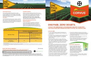 2014 Corvus® Pre-emergence Corn Herbicide Product Bulletin