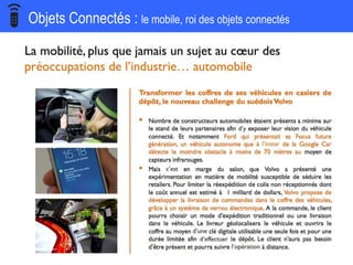 Objets Connectés : le mobile, roi des objets connectés
 