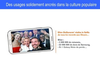 Des usages solidement ancrés dans la culture populaire
 