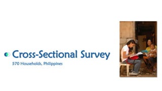 Cross-Sectional Survey 
570 Households, Philippines  