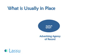 What is Usually in PlaceAdvertising Agency of Record 
aor  