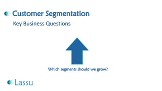 Customer SegmentationWhich segments should we grow? Key Business Questions  
