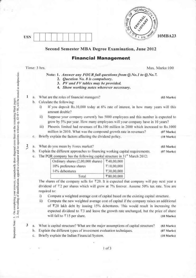 mba 2nd semester paper Mba first year (2nd semester) paper - 204: operations management objective: designed to provide the initial exposure of operations / production functional area to. mba 2nd semester paper Mba first year (2nd semester) paper - 204: operations management objective: designed to provide the initial exposure of operations / production functional area to.