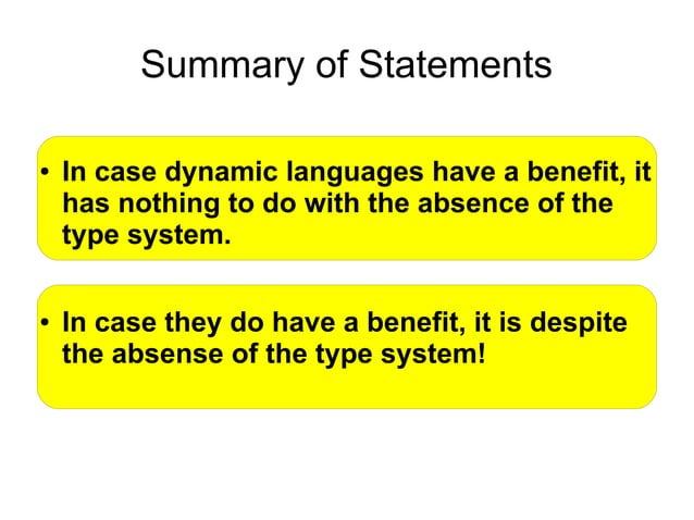What do we really know about the differences between static and dynamic ...