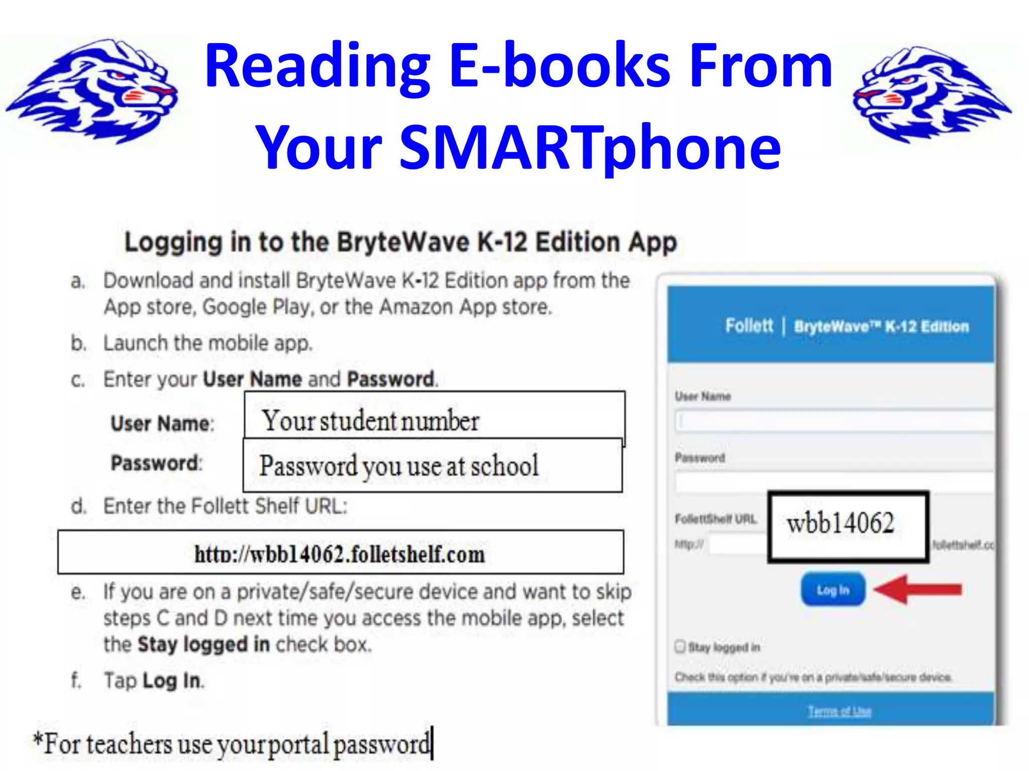 Reading E-books From 
Your SMARTphone 
 
