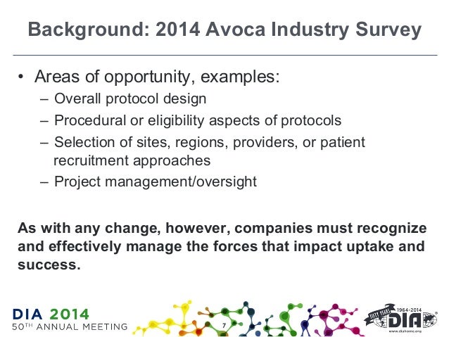 avoca 2014 dia presentation areas of opportunity examples