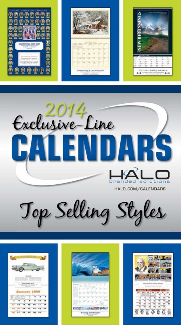 Top Selling ExclusiveLine Calendars