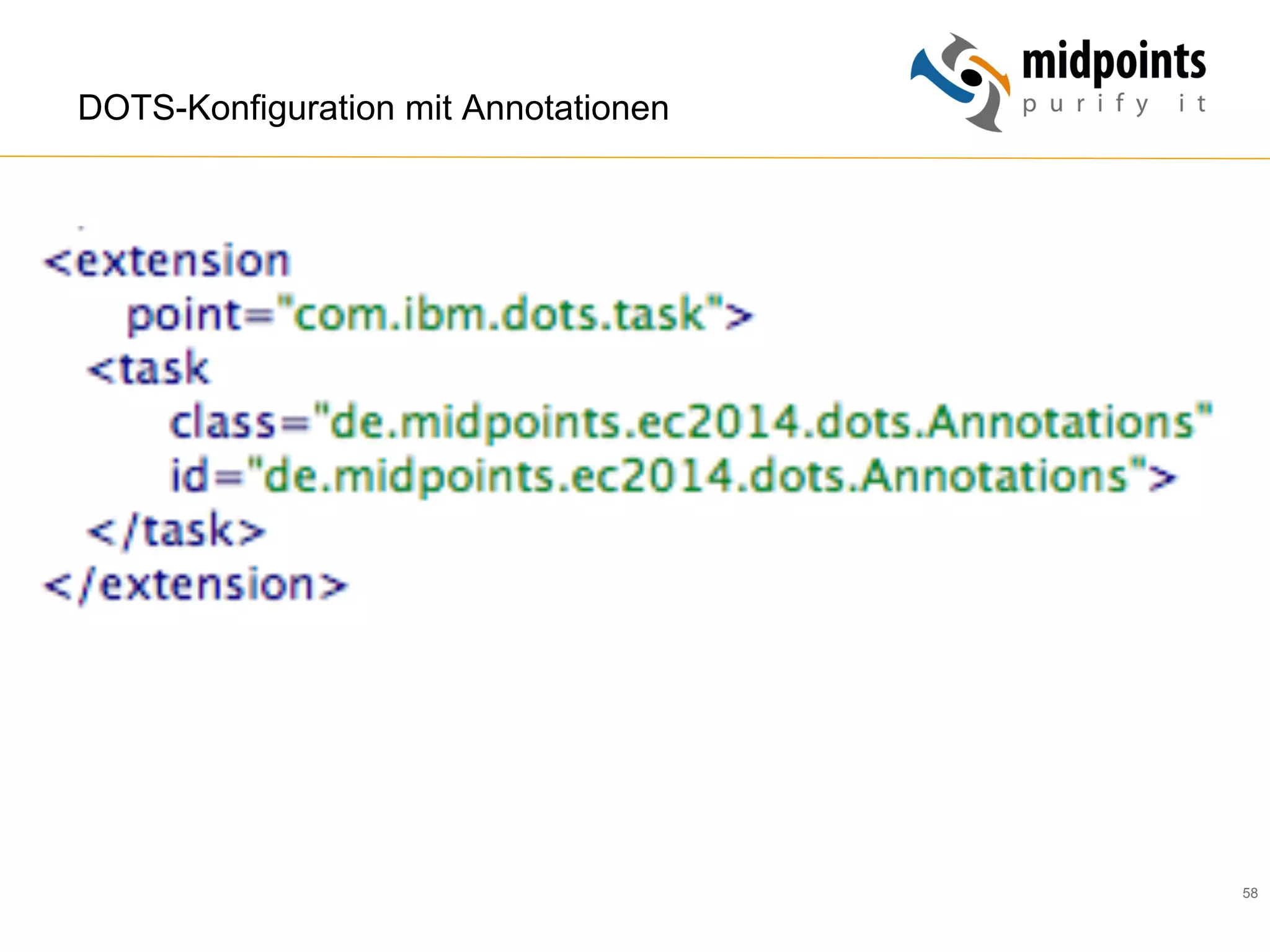 58
DOTS-Konfiguration mit Annotationen
 