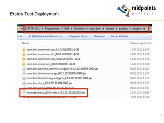 33
Erstes Test-Deployment
 