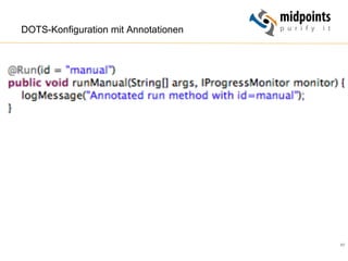 60
DOTS-Konfiguration mit Annotationen
 