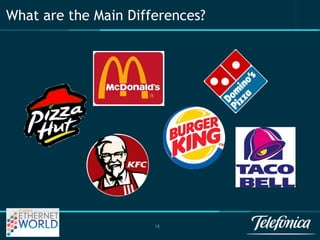 What are the Main Differences? 
18 
 