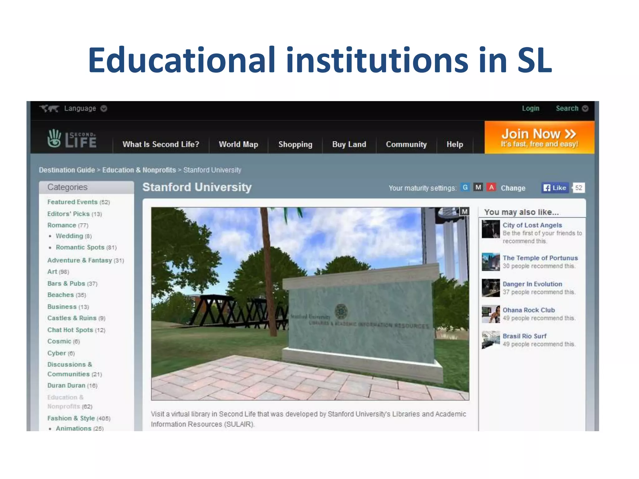 Educational institutions in SL

 