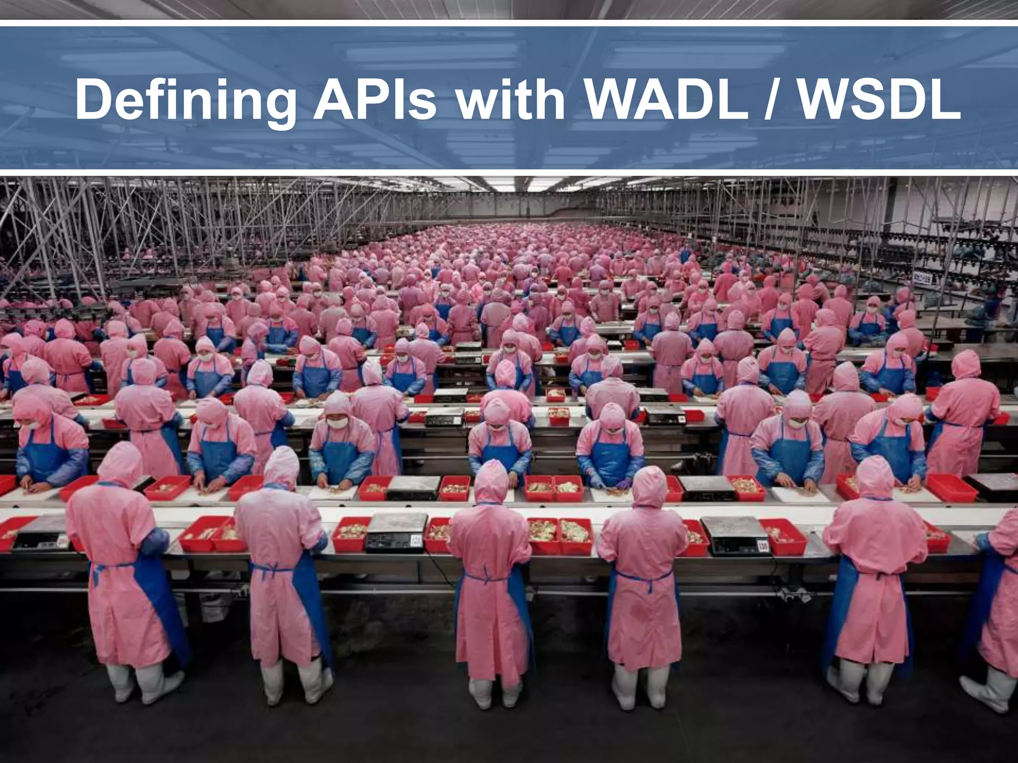 Defining APIs with WADL / WSDL 