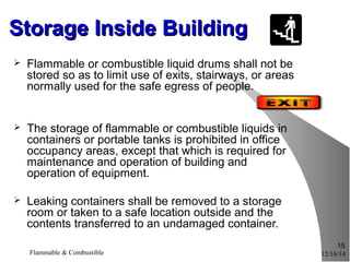 Flammable & Combustible Safety Course 2014 | PPT