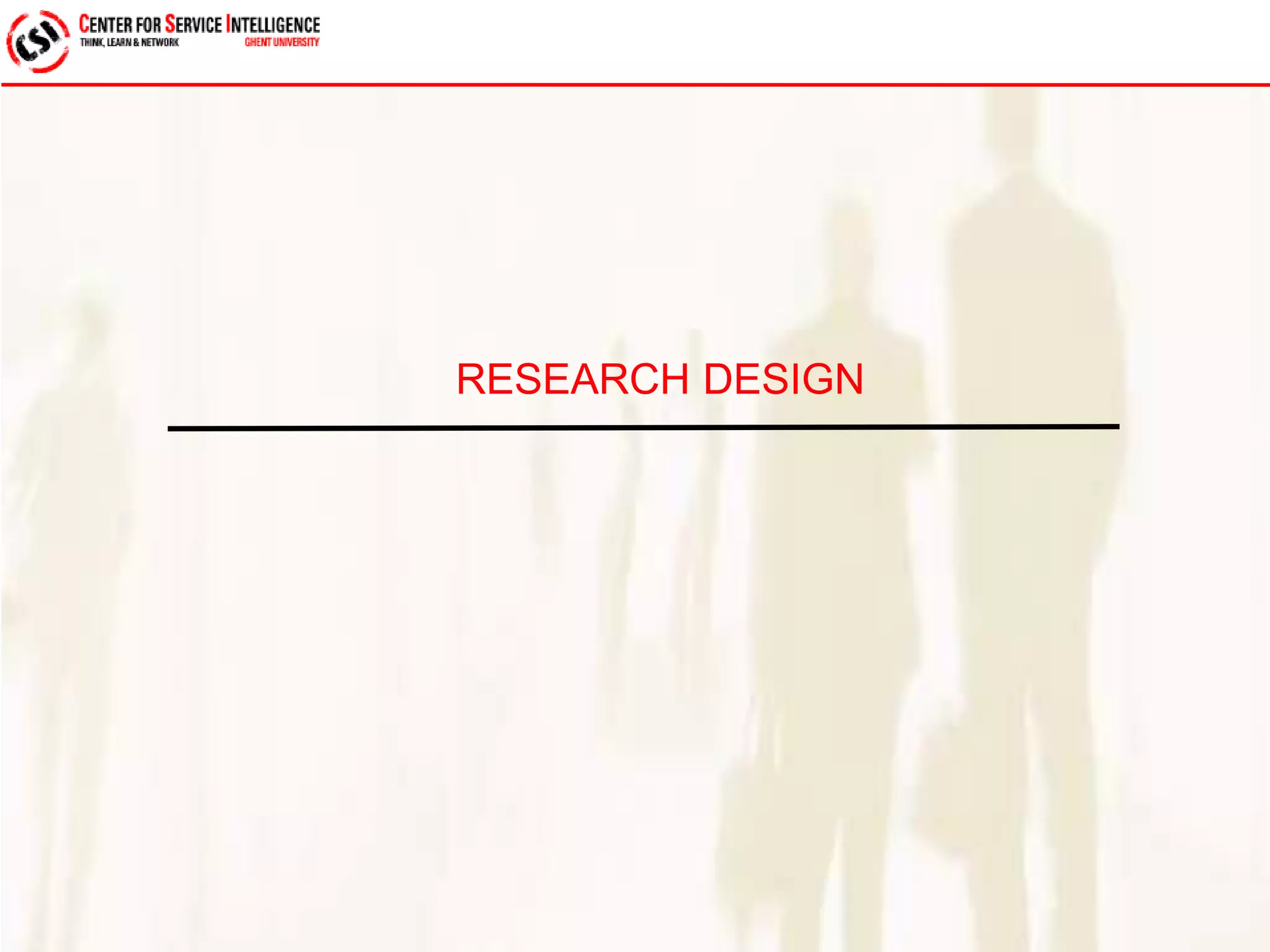 RESEARCH DESIGN 
 