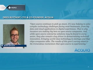 “I'm proud of what the Postgres community has
become - a dedicated and highly principled group of
individuals who are creating and shepherding the
world's most advanced open source database. Any
recognition is a validation of the community and
what we have built.”
BRUCE MOMJIAN, CORE CONTRIBUTOR & CCO-FOUNDER OF POSTGRESQL GLOBAL
DEVELOPMENT GROUP & SENIOR DATABASE ARCHITECT, ENTERPRISEDB
@PLANETPOSTGRES @ENTERPRISEDB
PEOPLE
23
 