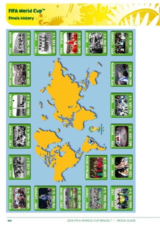 FIFA World Cup™
Finals history
268 2014 FIFA WORLD CUP BRAZIL™ – MEDIA GUIDE
 