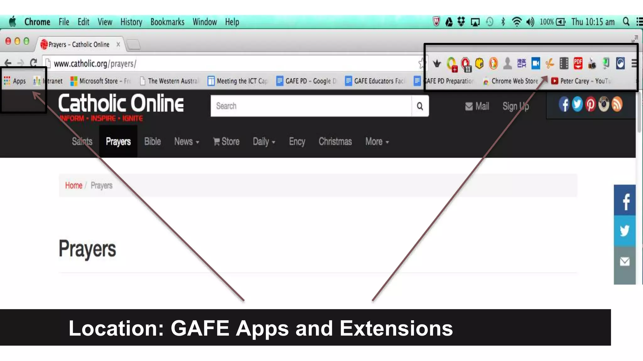 Location: GAFE Apps and Extensions 
 