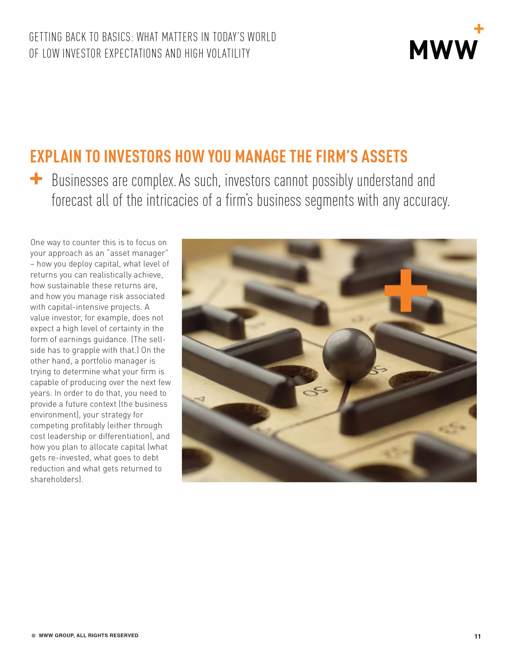 Getting Back to Basics: Communicating Your Company's Value