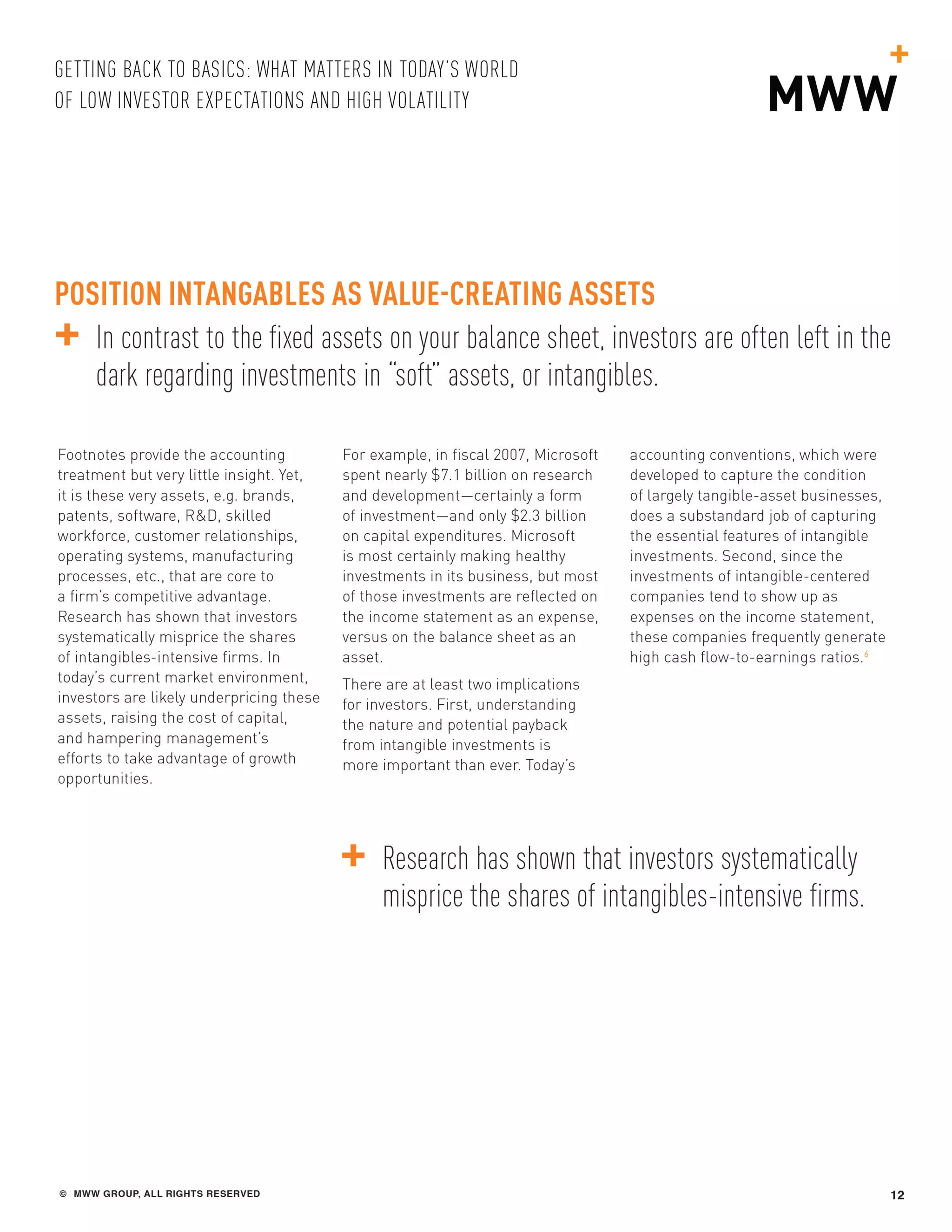 Getting Back to Basics: Communicating Your Company's Value