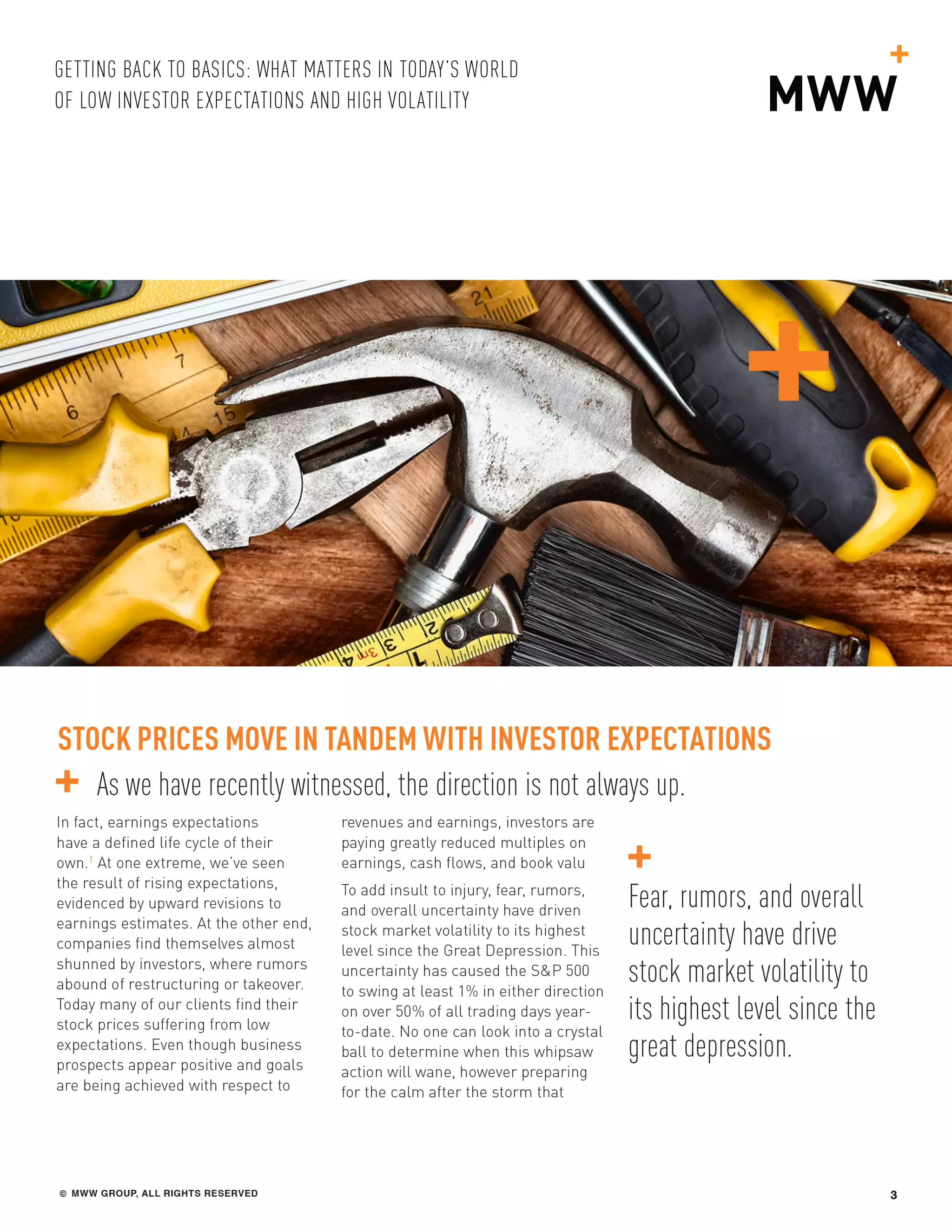 Getting Back to Basics: Communicating Your Company's Value