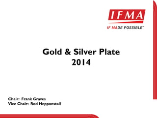 Gold & Silver Plate
2014

Chair: Frank Graves
Vice Chair: Rod Hepponstall

 