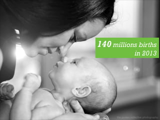 140 millions births
in 2013

 