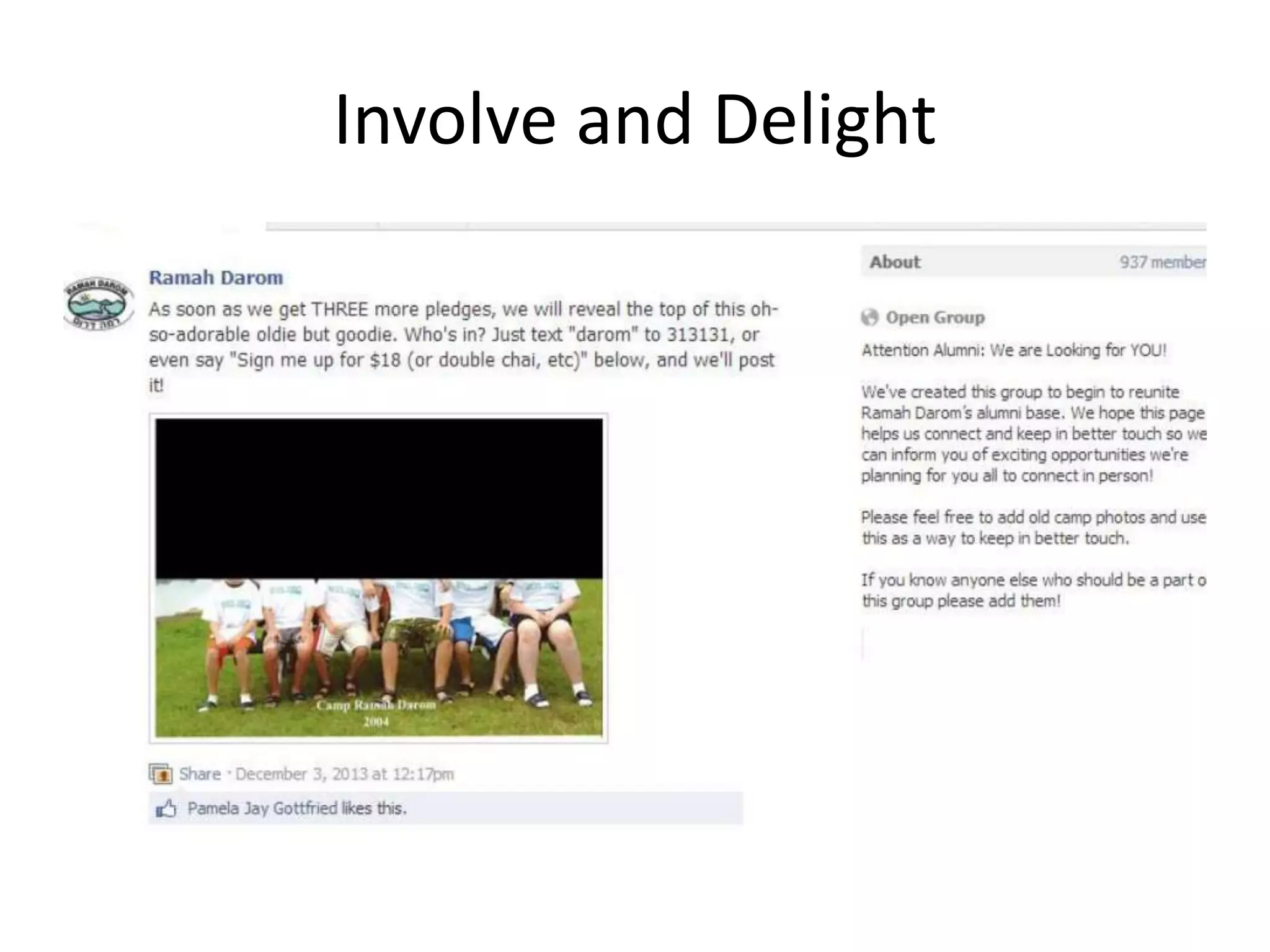 Involve and Delight
 