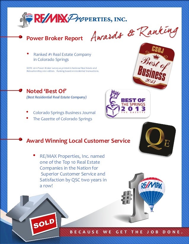 Terry naber. RE/MAX Properties, Colorado Springs, CO., 2014 Home Mark…