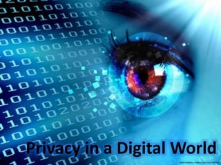 Privacy in a Digital World 
www-bigdata-madesimple-com eyeball 
 
