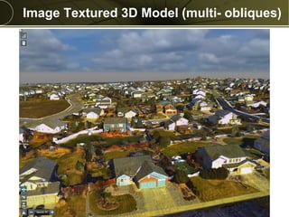 Copyright © 2013 Merrick & Company - All rights reserved.
PREXXXX 26
Image Textured 3D Model (multi- obliques)
 