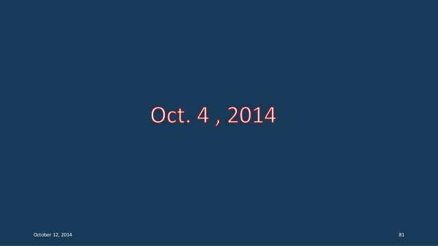 2014 – Images of OCTOBER - Oct 1- Oct 8