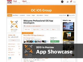2015 in Review
App Showcase
 