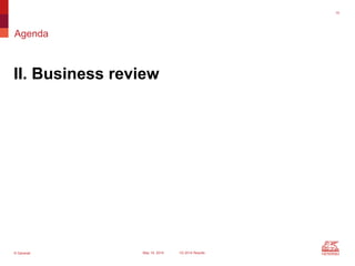 © Generali May 15, 2014 1Q 2014 Results
Agenda
II. Business review
10
 