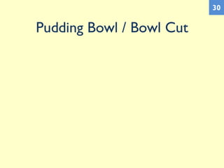 Pudding Bowl / Bowl Cut
30
 