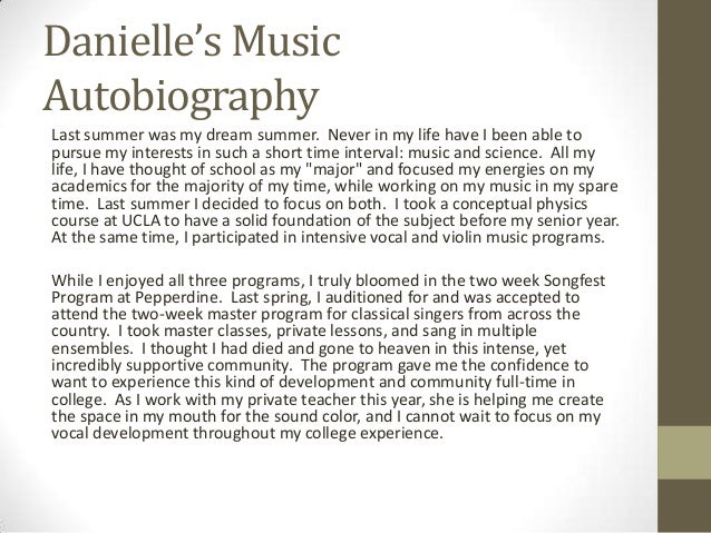 Autobiography Examples for Students That are Seriously Inspiring - Penlighten autobiography for university application example