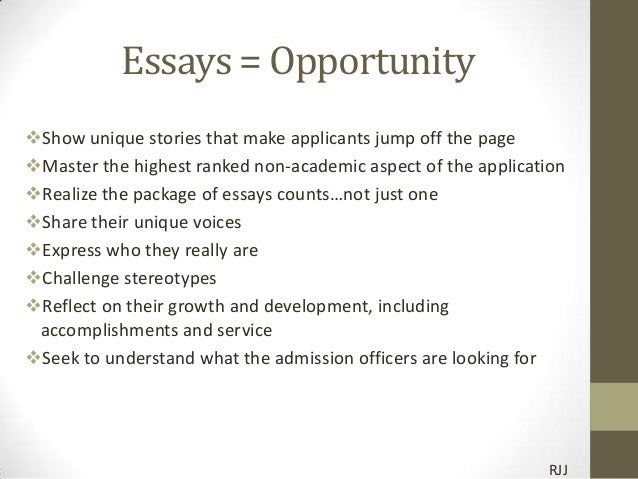 Program admission essay length