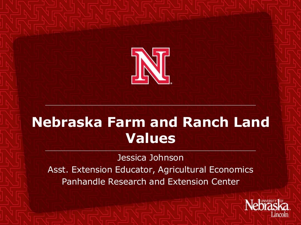 2014 Nebraska Farm and Ranch Land Values