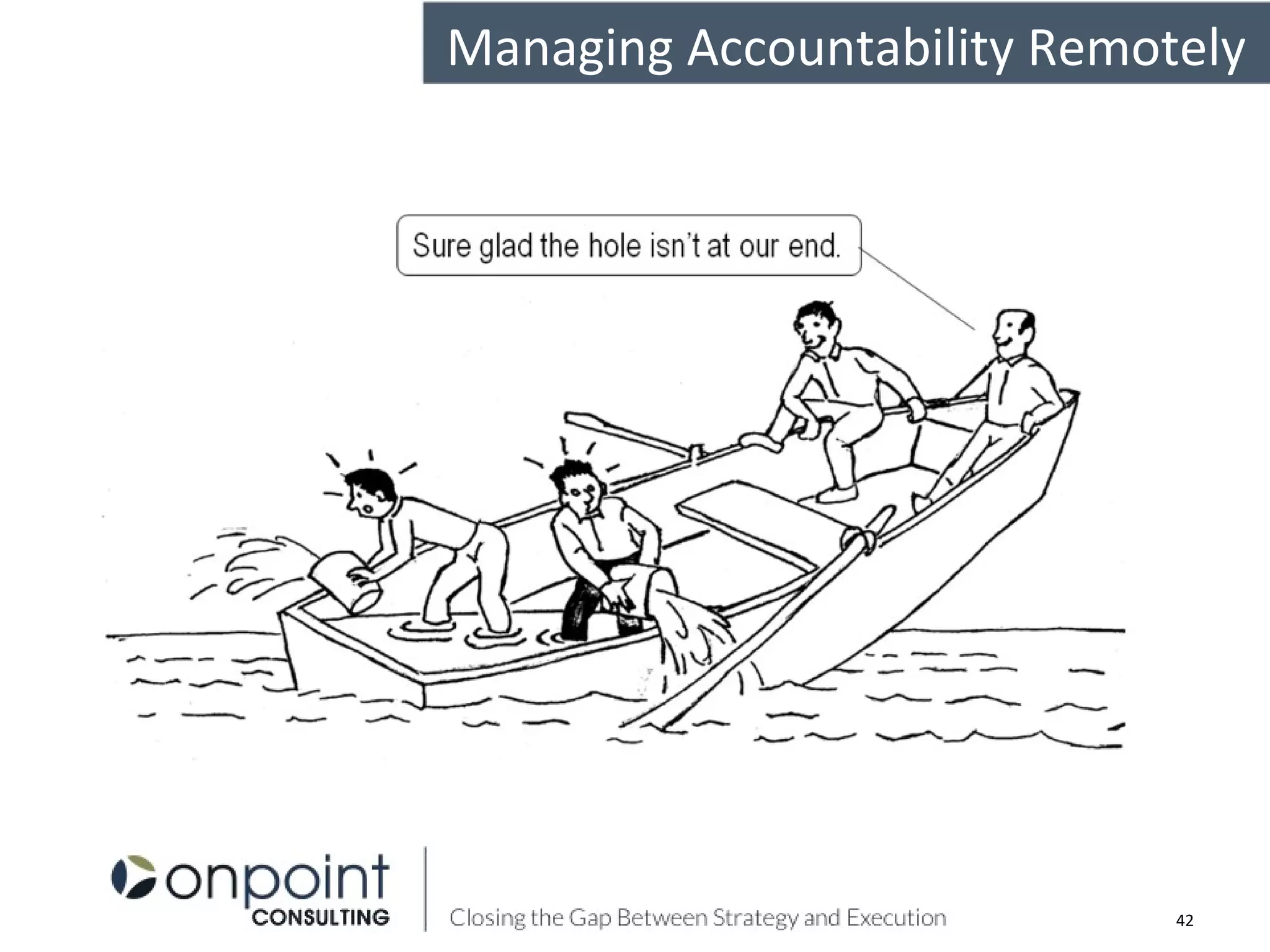 Managing Accountability Remotely
42
 