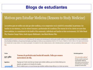 Blogs de estudiantes
 