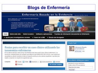 Blogs de Enfermería
 