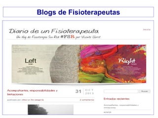 Blogs de Fisioterapeutas
 