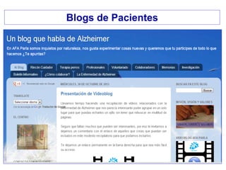 Blogs de Pacientes
 