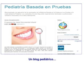 Un blog pediátrico…
 